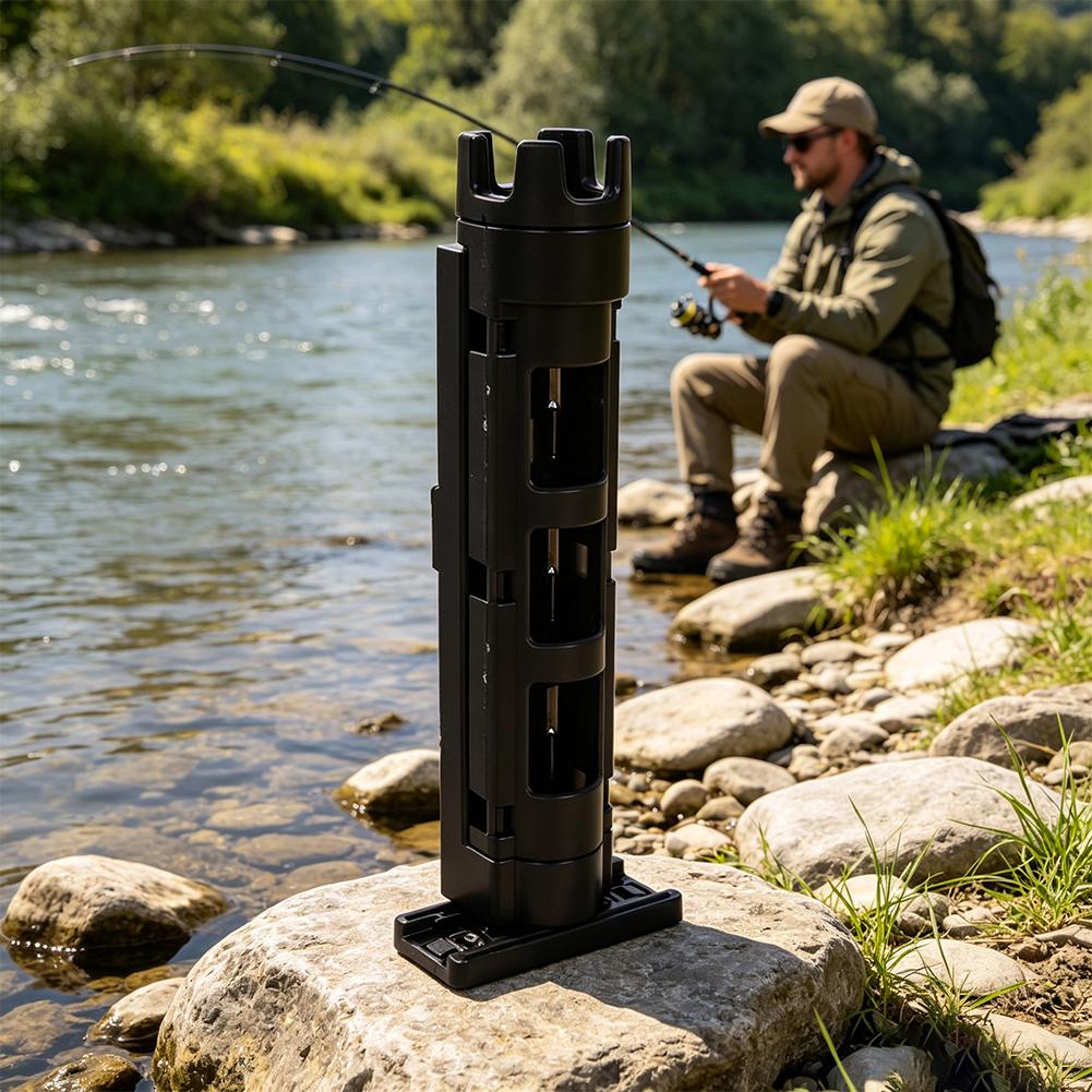 Fishing Kayak Cart - Hengelstandaard, afneembare hengelhouder, ABS, draagbaar, voor